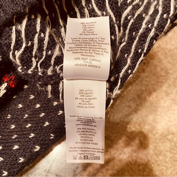 Eddie Bauer Fair Isle Sweater Sz Small - Picture 3 of 6